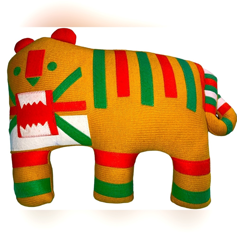Target Tiger Figural Pillow 16” X 11” Christian Robinson, limited edition